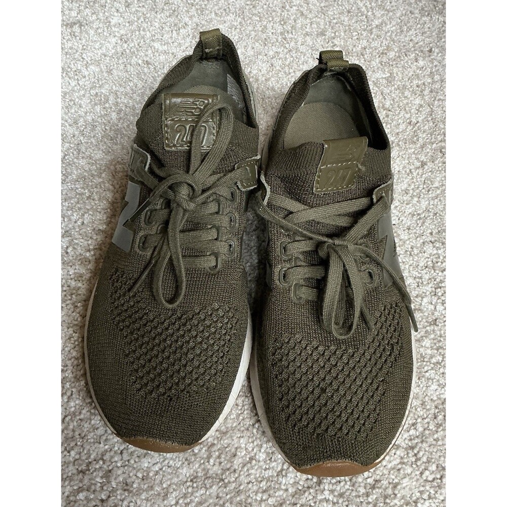 New Balance 247 Trench Women’s Olive Green Sneakers Size 7